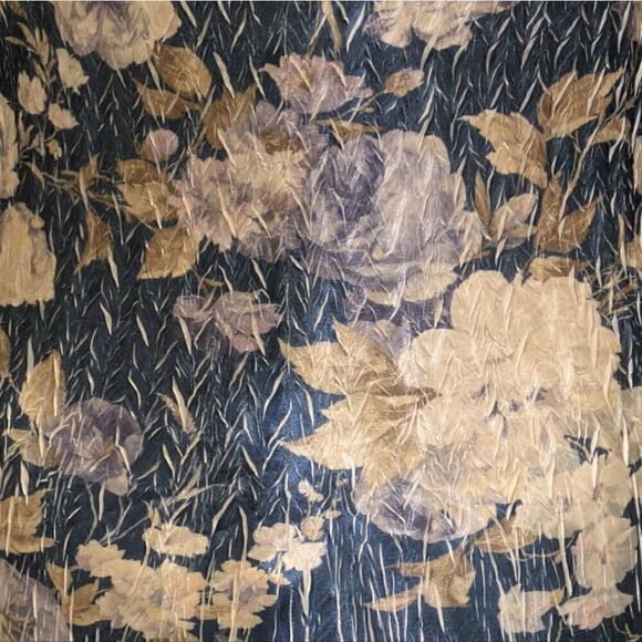 EUC Komarov XL Lace Sleeve Charmeuse and Chiffon Cocktail Dress in Casablanca - Picture 12 of 16